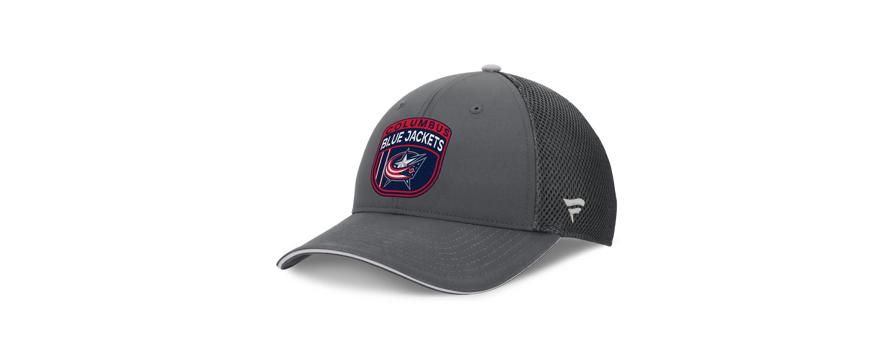 NHL Fanatics Columbus Jackets Authentic Pro Home Ice Trucker Adjustable Hat