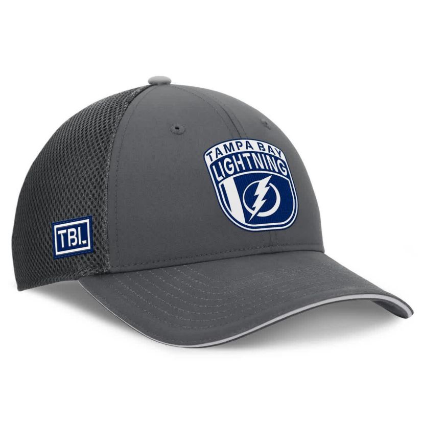 NHL Fanatics Tampa Bay Lightning Authentic Pro Home Ice Trucker Adjustable Hat
