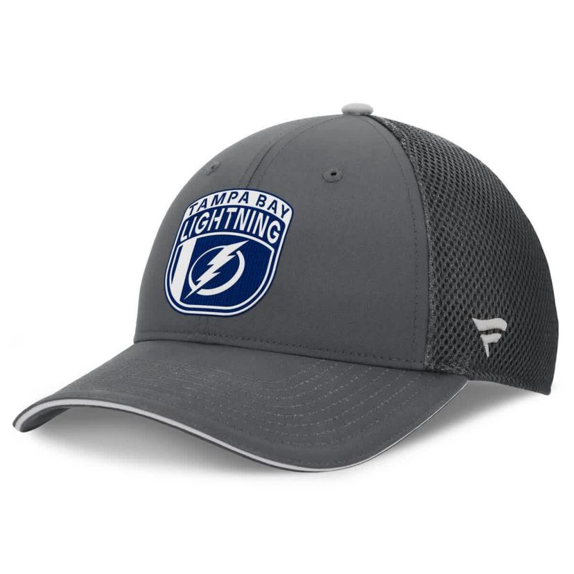 NHL Fanatics Tampa Bay Lightning Authentic Pro Home Ice Trucker Adjustable Hat