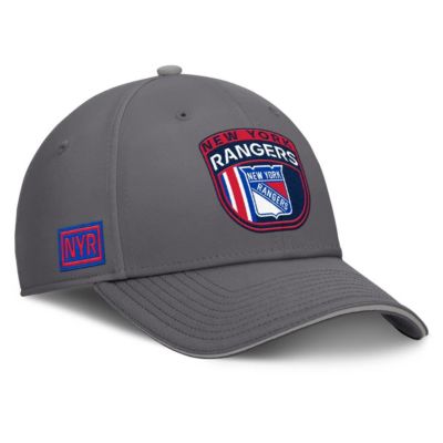Men's NHL Fanatics New York Rangers Home Ice Flex Hat, Gray, Medium
