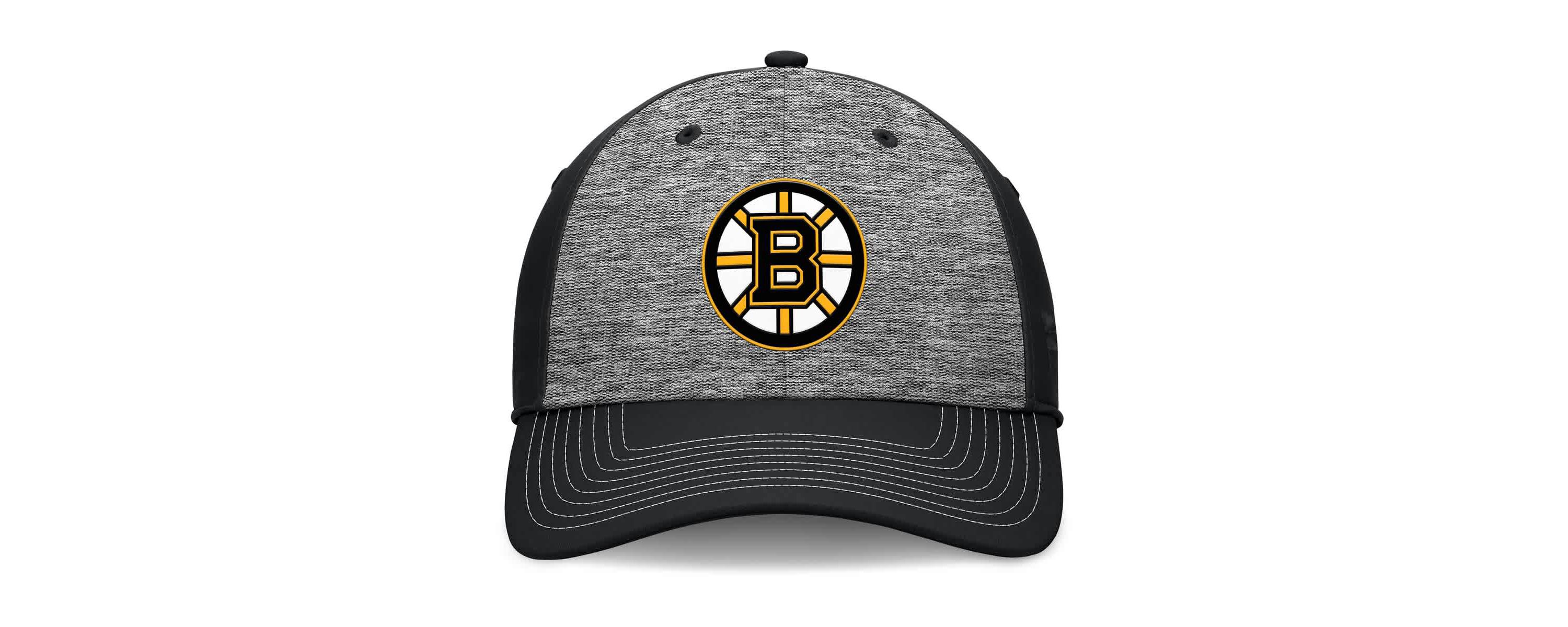 NHL Fanatics Gray/Black Fundamental Top Shelf 2-Tone Flex Hat