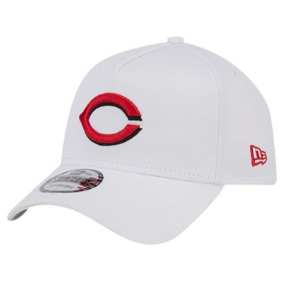 New Era Men's MLB Cincinnati Reds TC A-Frame 9FORTY Adjustable Hat, White