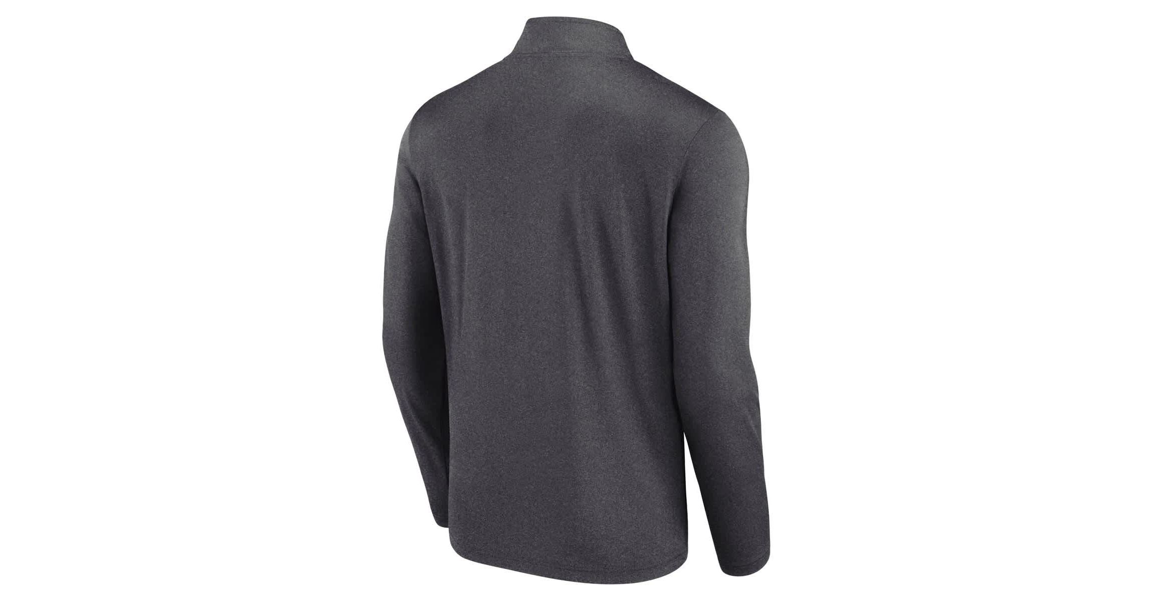 NHL Logo Athletic Los Angeles Kings Head-to-Head Raglan Quarter-Zip Top