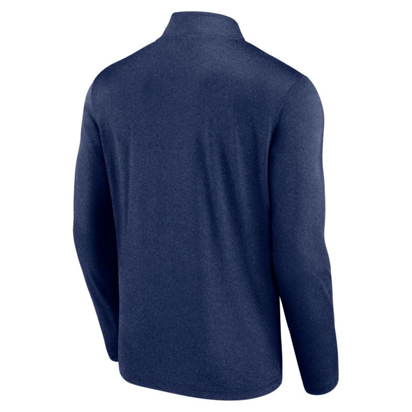 NHL Logo Athletic Washington Capitals Head-to-Head Raglan Quarter-Zip Top
