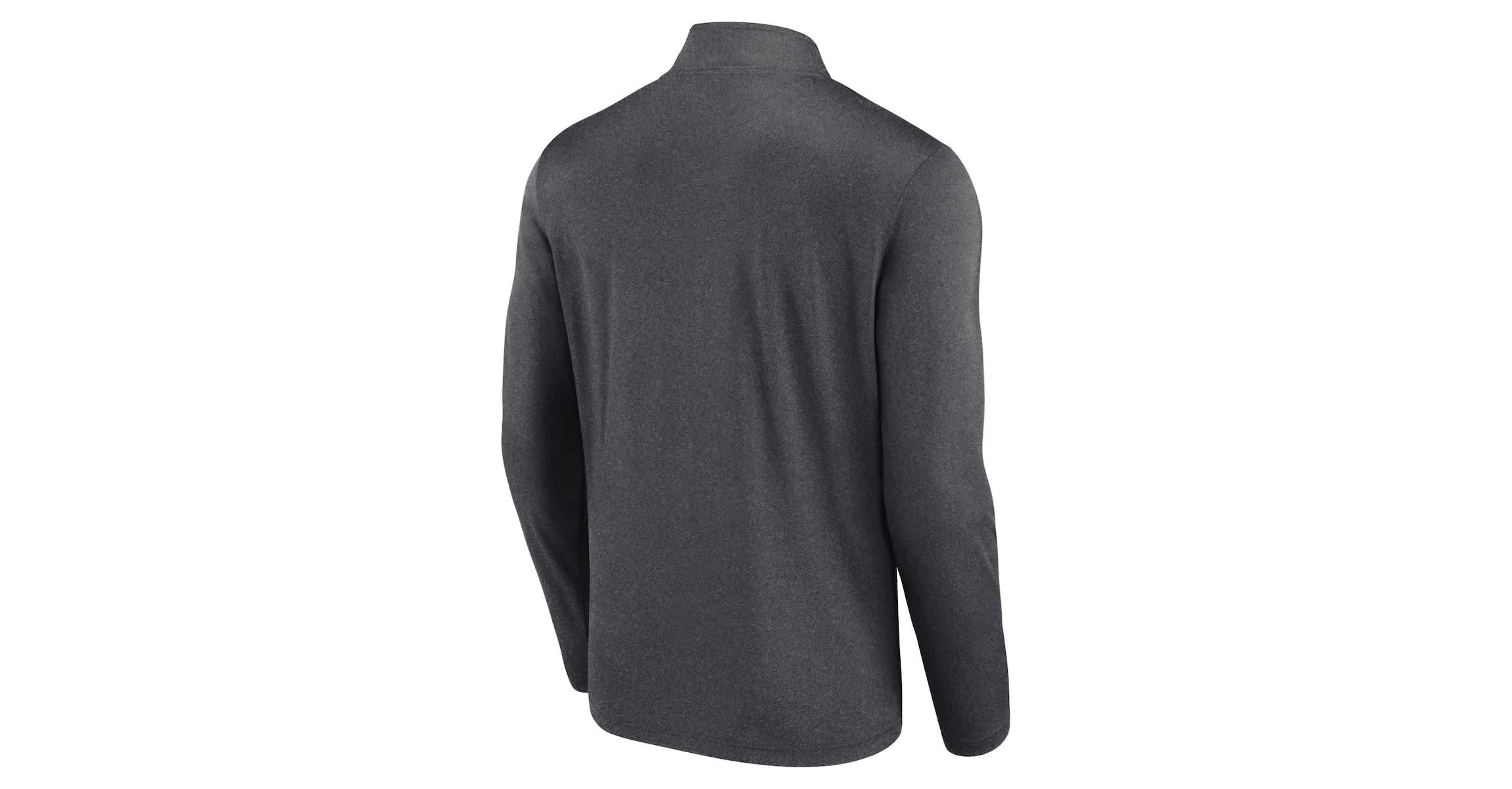 NHL Logo Athletic Chicago Blackhawks Head-to-Head Raglan Quarter-Zip Top