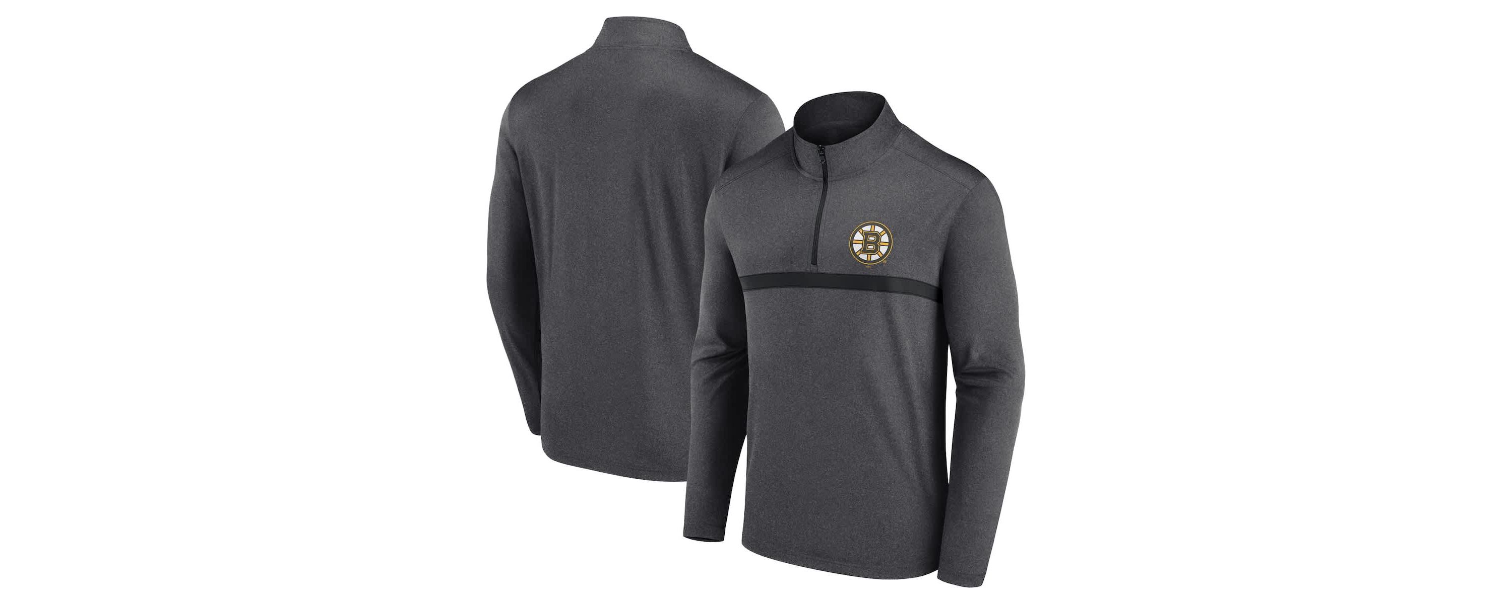 NHL Logo Athletic Head-to-Head Raglan Quarter-Zip Top
