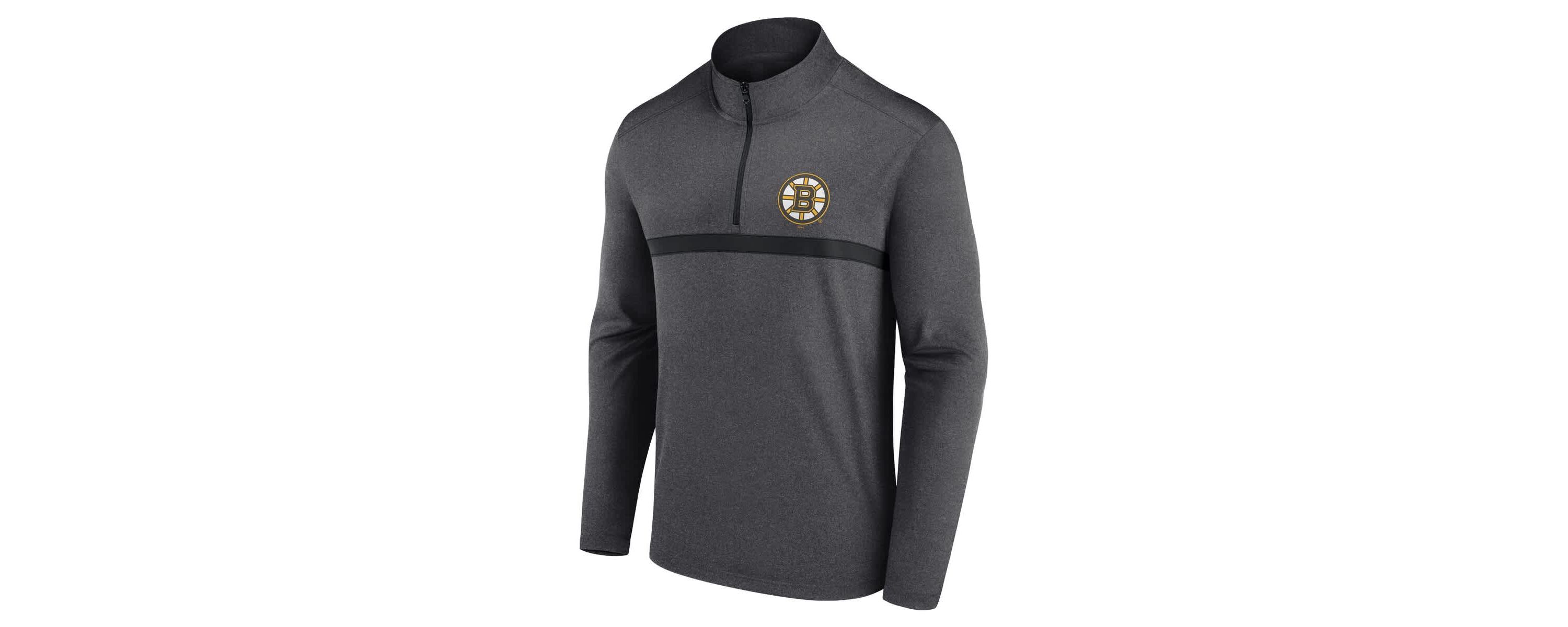 NHL Logo Athletic Head-to-Head Raglan Quarter-Zip Top