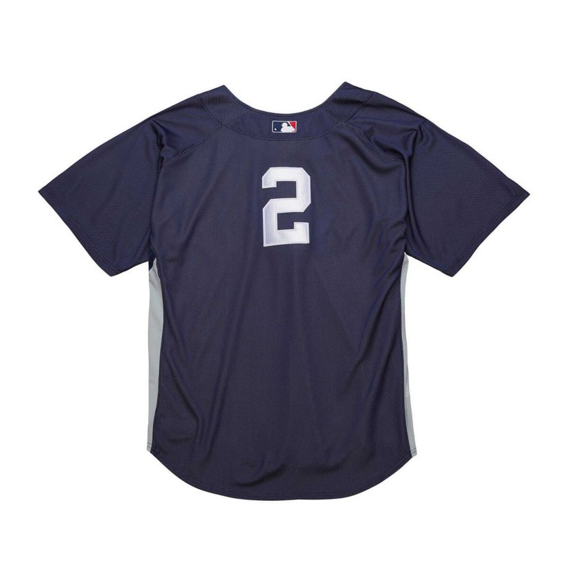 MLB Derek Jeter New York Yankees Cooperstown Collection Batting Practice Jersey