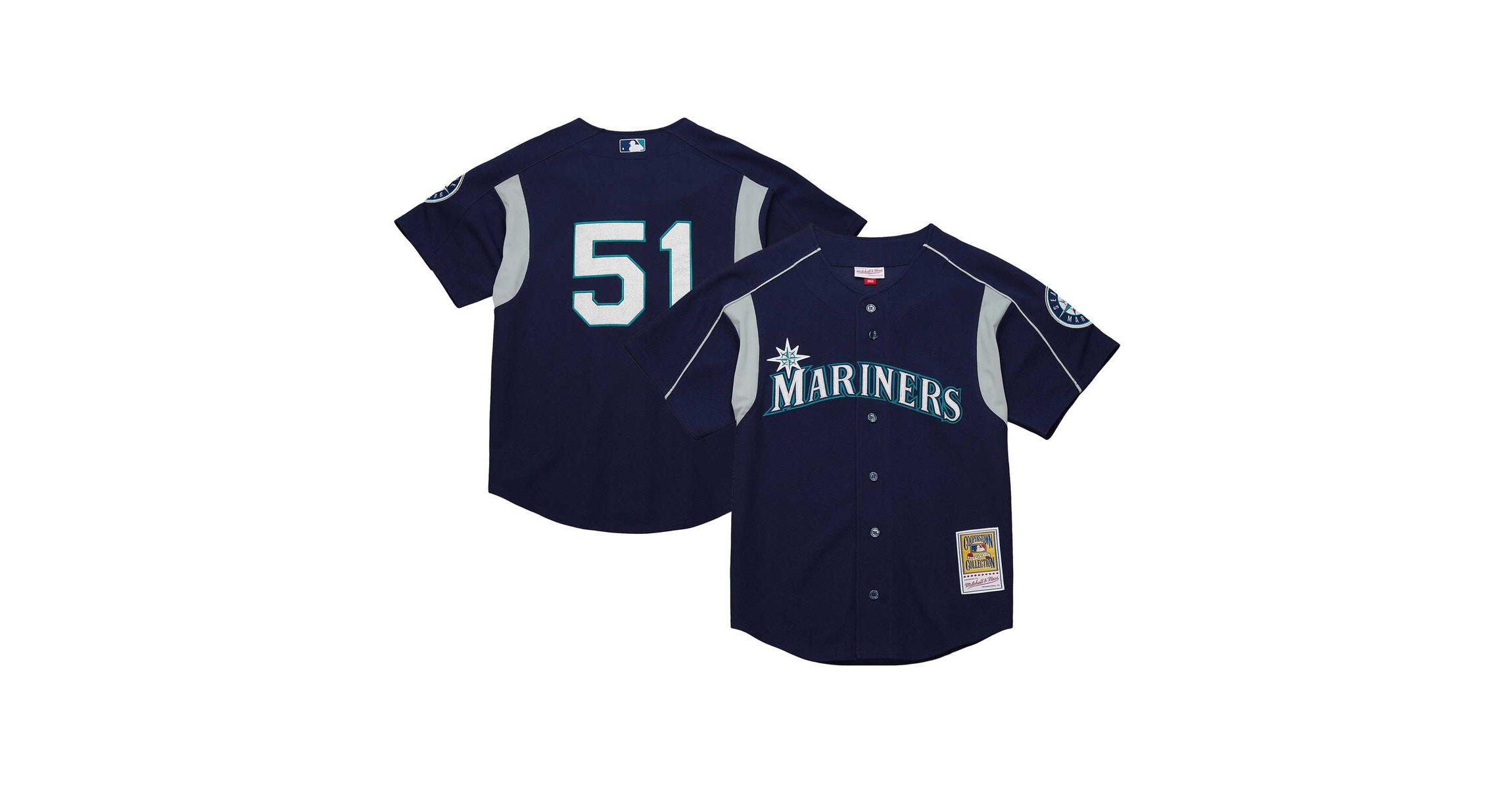 MLB Ichiro Suzuki Seattle Mariners Cooperstown Collection Batting Practice Jersey
