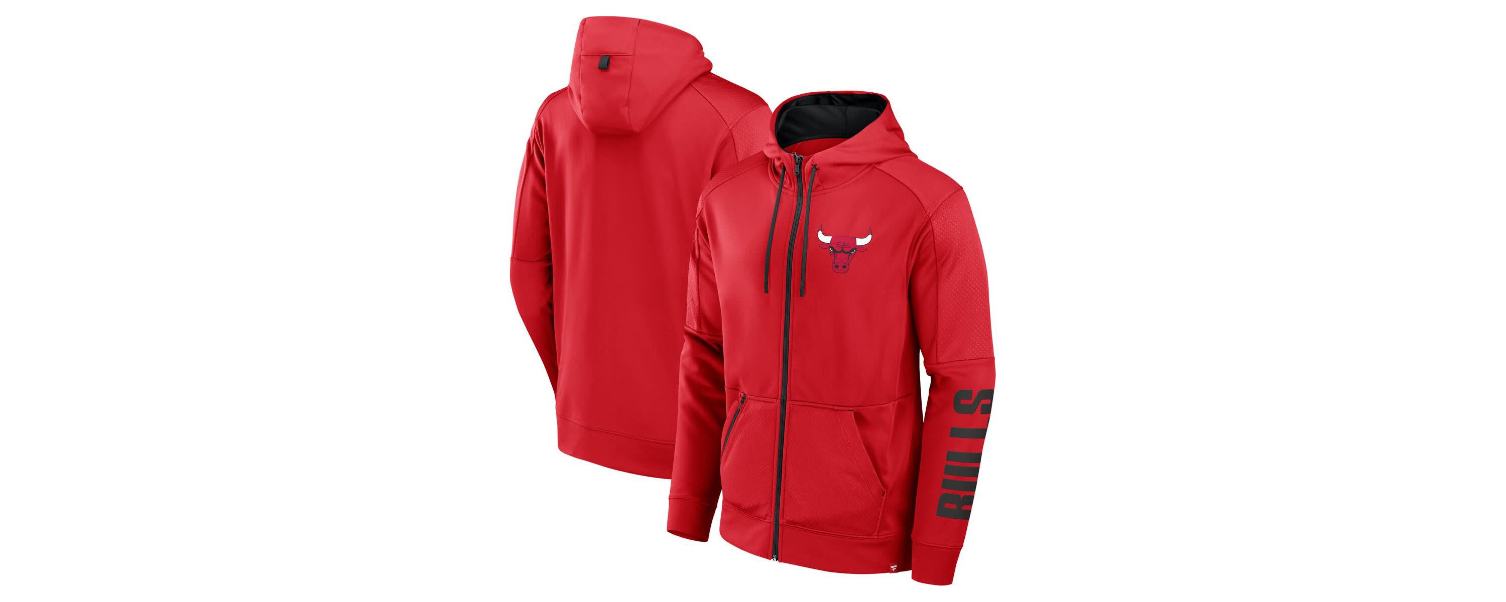 NBA Fanatics Chicago Bulls Baller Defender Performance Full-Zip Hoodie