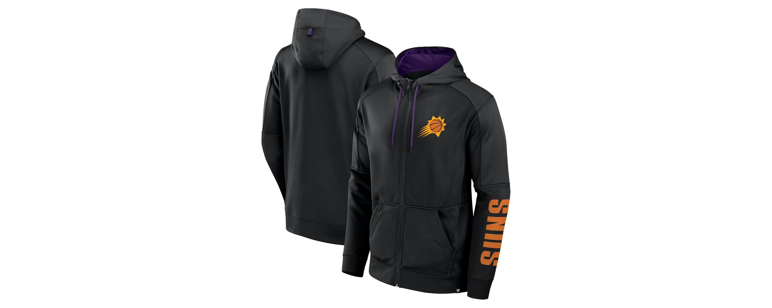 NBA Fanatics Phoenix Suns Baller Defender Performance Full-Zip Hoodie
