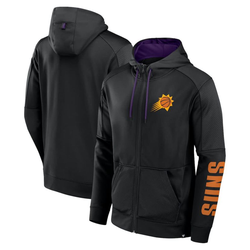 NBA Fanatics Phoenix Suns Baller Defender Performance Full-Zip Hoodie