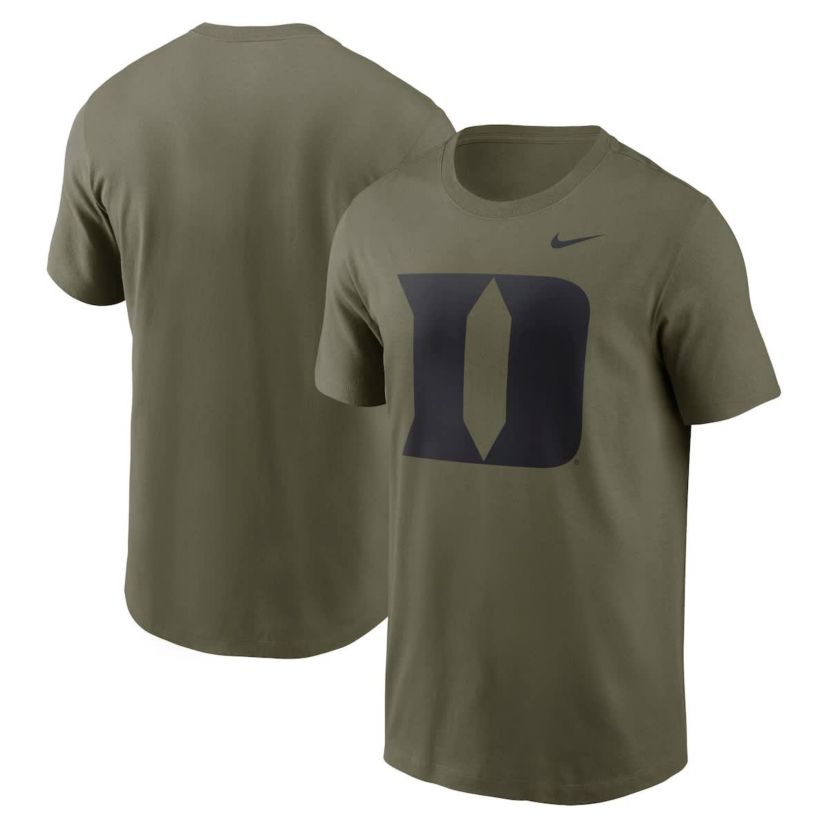 Duke Blue Devils NCAA Nike Duke Devils 2024 Military Appreciation Tonal Logo Performance T-Shirt