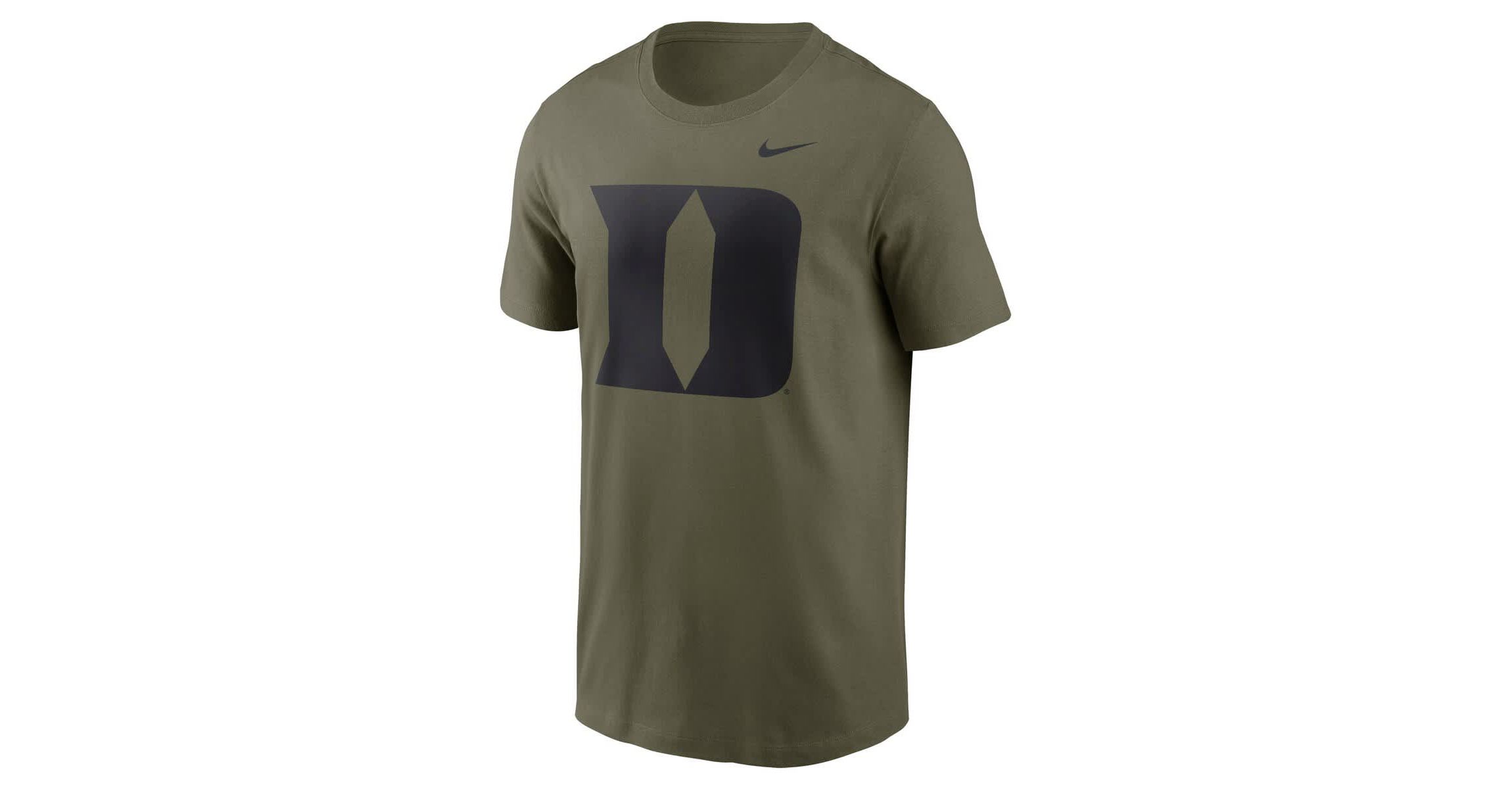 Duke Blue Devils NCAA Nike Duke Devils 2024 Military Appreciation Tonal Logo Performance T-Shirt