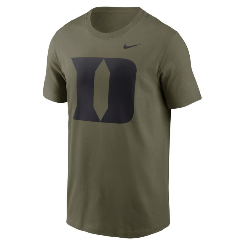 Duke Blue Devils NCAA Nike Duke Devils 2024 Military Appreciation Tonal Logo Performance T-Shirt