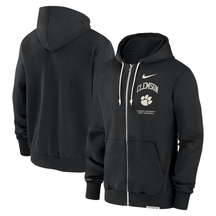 NCAA Nike Clemson Tigers On-Court Performance Full-Zip Hoodie