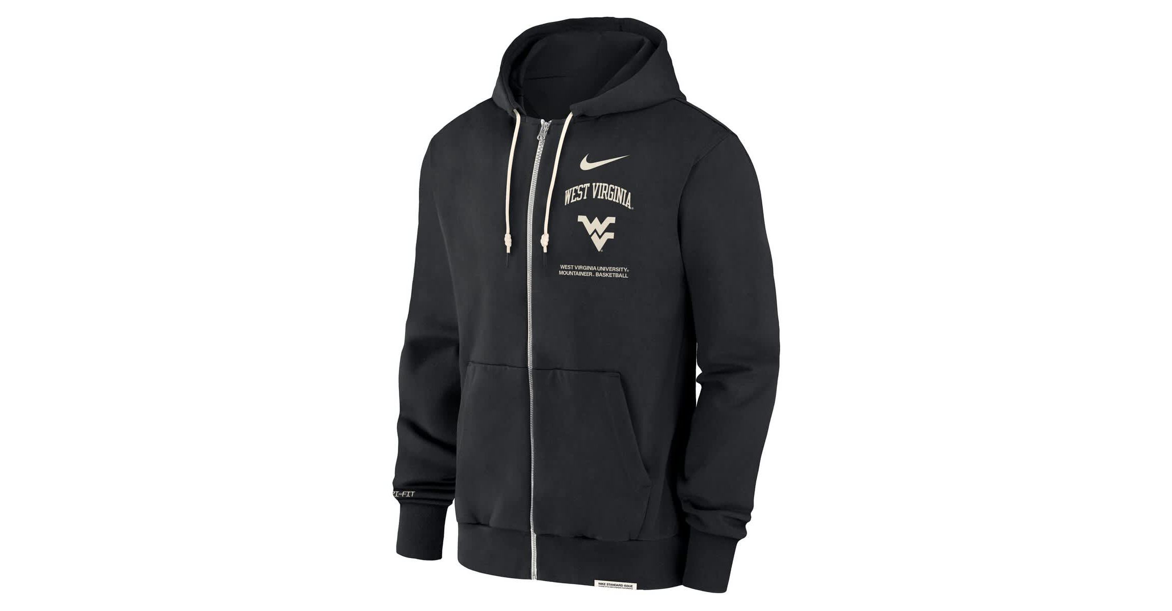 NCAA Nike West Virginia Mountaineers On-Court Performance Full-Zip Hoodie