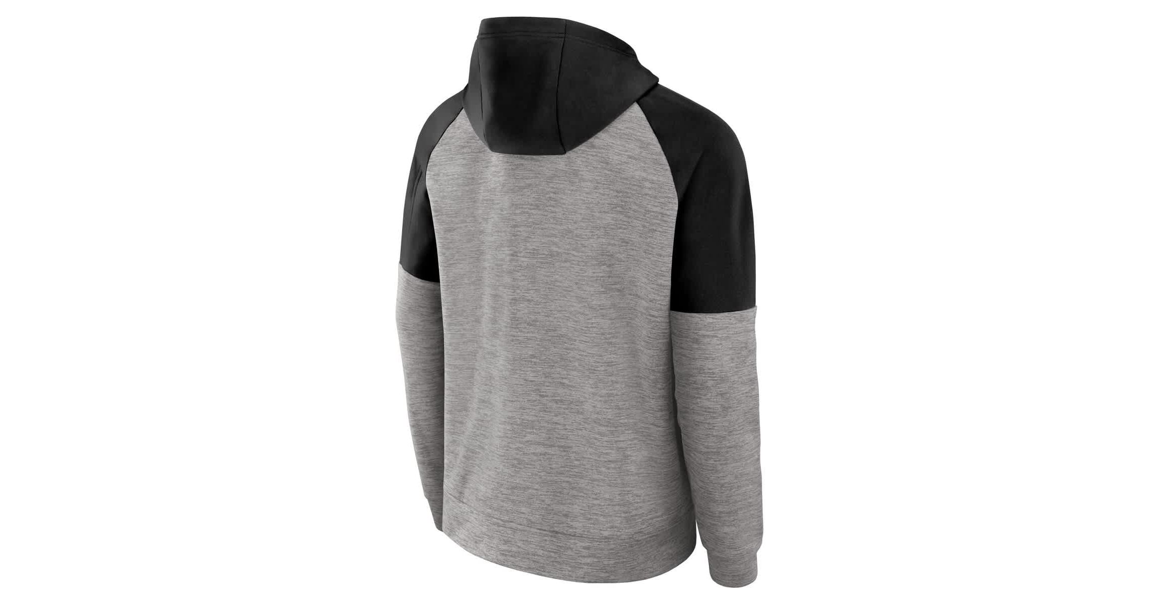 NCAA Nike Iowa Hawkeyes Fitness Raglan Performance Full-Zip Hoodie