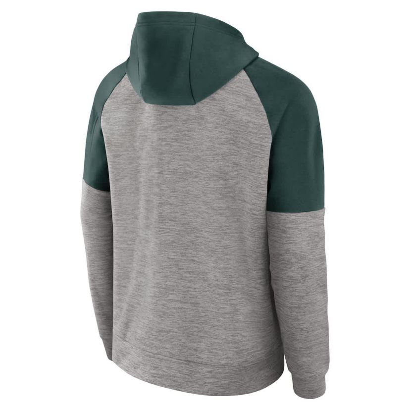 NCAA Nike Michigan State Spartans Fitness Raglan Performance Full-Zip Hoodie