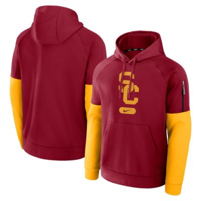 Men's NCAA Nike USC Trojans Fitness Performance Pullover Hoodie, Large