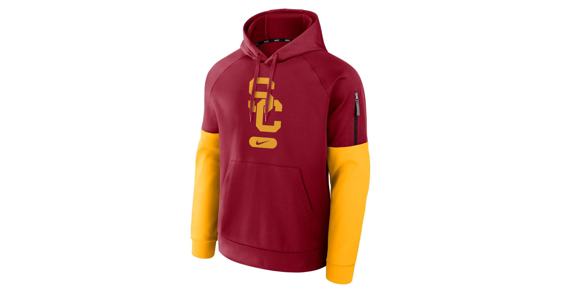 NCAA Nike USC Trojans Fitness Performance Pullover Hoodie