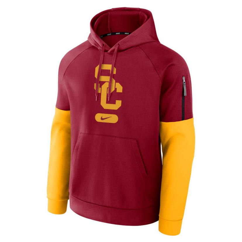 NCAA Nike USC Trojans Fitness Performance Pullover Hoodie