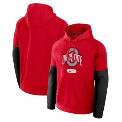 Men's NCAA Nike Ohio State Buckeyes Fitness Performance Pullover Hoodie, Medium