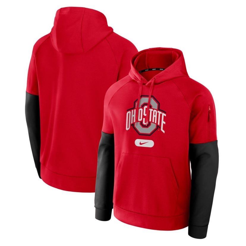 NCAA Nike Ohio State Buckeyes Fitness Performance Pullover Hoodie
