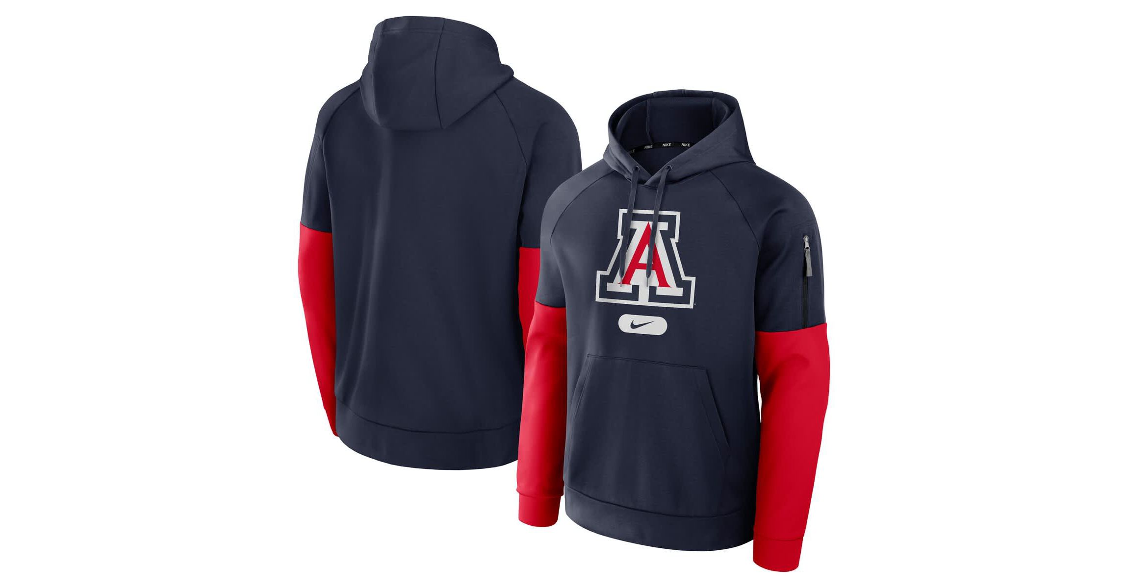 NCAA Nike Arizona Wildcats Fitness Performance Pullover Hoodie