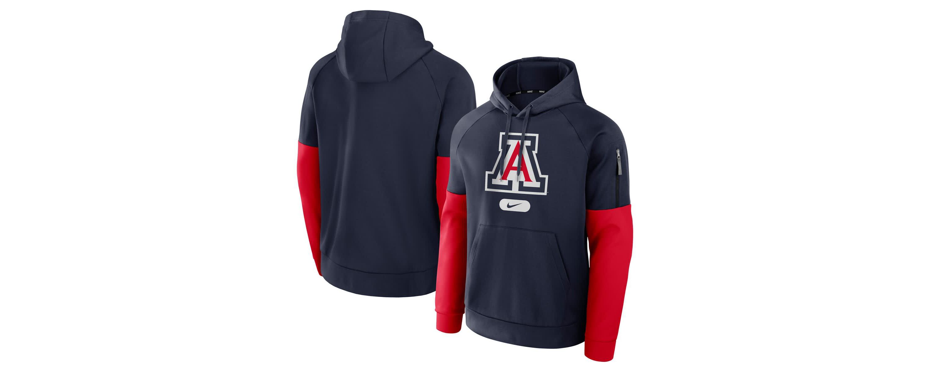 NCAA Nike Arizona Wildcats Fitness Performance Pullover Hoodie