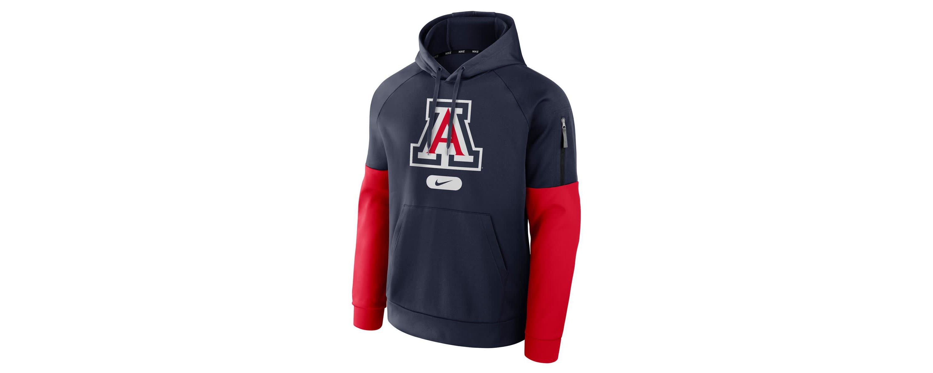 NCAA Nike Arizona Wildcats Fitness Performance Pullover Hoodie