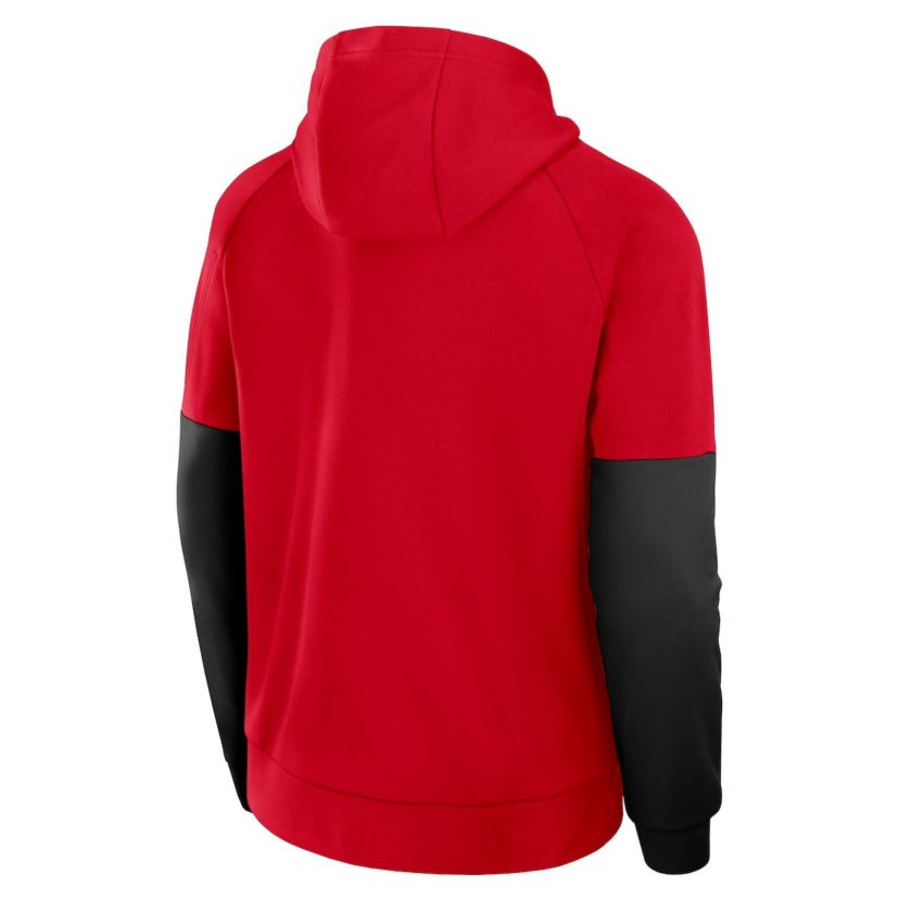 NCAA Nike Georgia Bulldogs Fitness Raglan Performance Pullover Hoodie