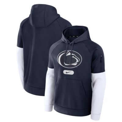 Men's NCAA Nike Penn State Nittany Lions Fitness Performance Pullover Hoodie, Navy Blue, Small