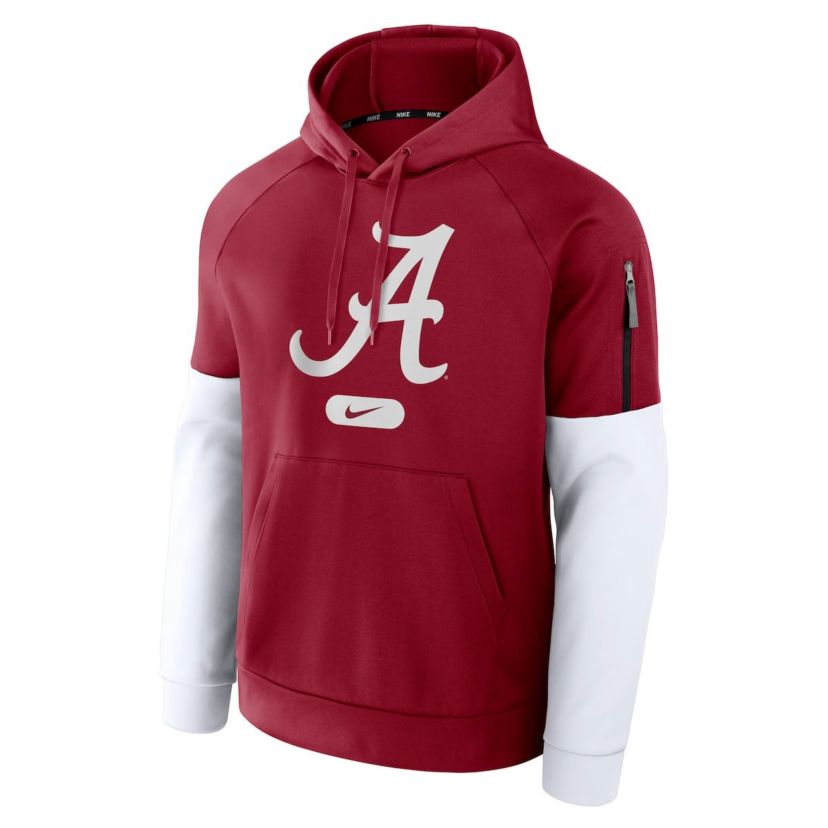 Alabama Crimson Tide NCAA Nike Alabama Tide Fitness Performance Pullover Hoodie