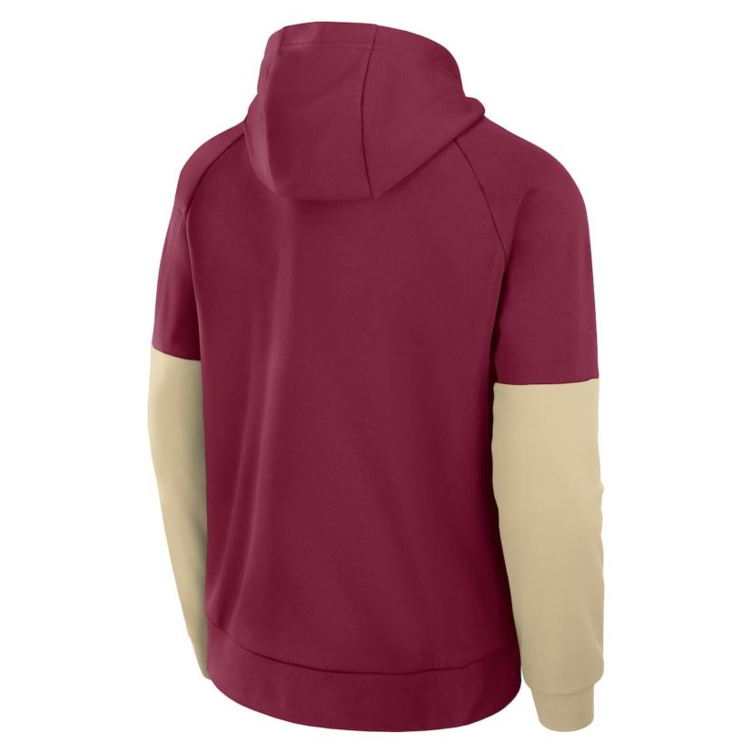 NCAA Nike Florida State Seminoles Fitness Raglan Performance Pullover Hoodie