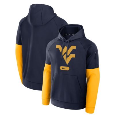 Men's NCAA Nike West Virginia Mountaineers Fitness Performance Pullover Hoodie