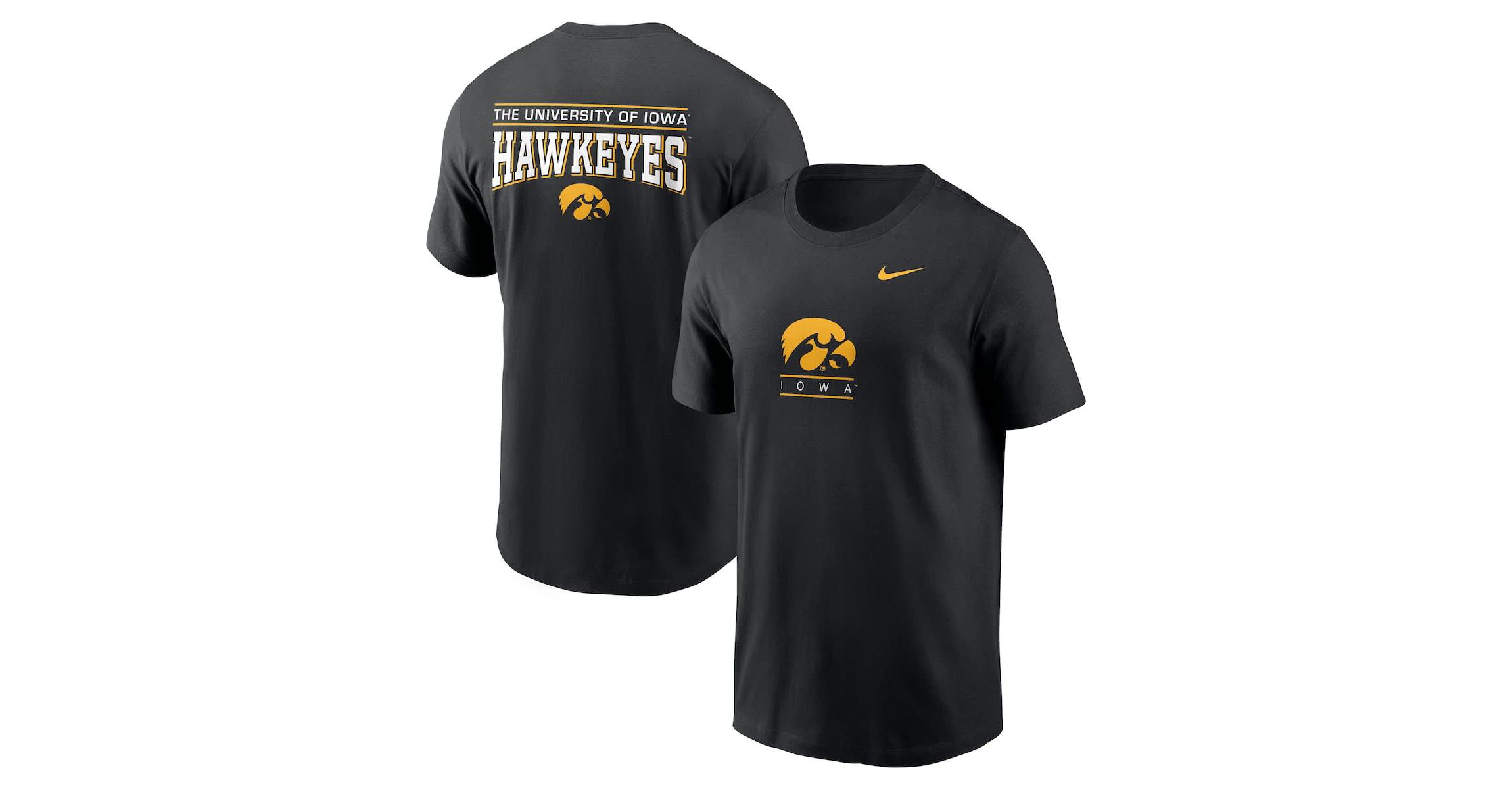 NCAA Nike Iowa Hawkeyes 2-Hit T-Shirt