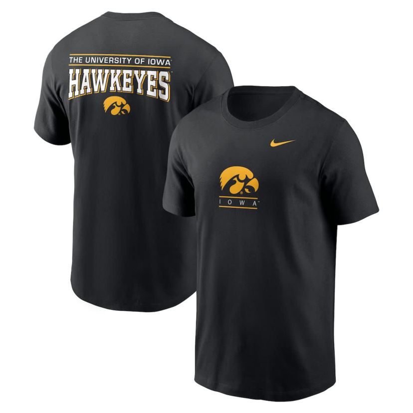 NCAA Nike Iowa Hawkeyes 2-Hit T-Shirt