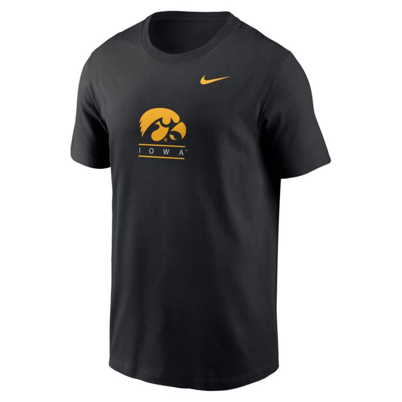 NCAA Nike Iowa Hawkeyes 2-Hit T-Shirt
