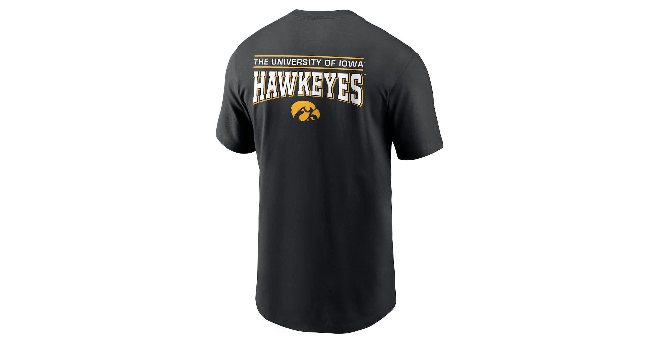 NCAA Nike Iowa Hawkeyes 2-Hit T-Shirt