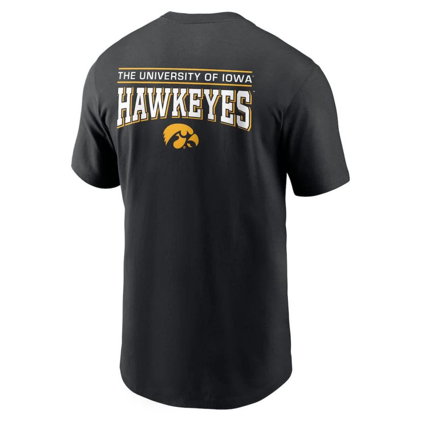 NCAA Nike Iowa Hawkeyes 2-Hit T-Shirt