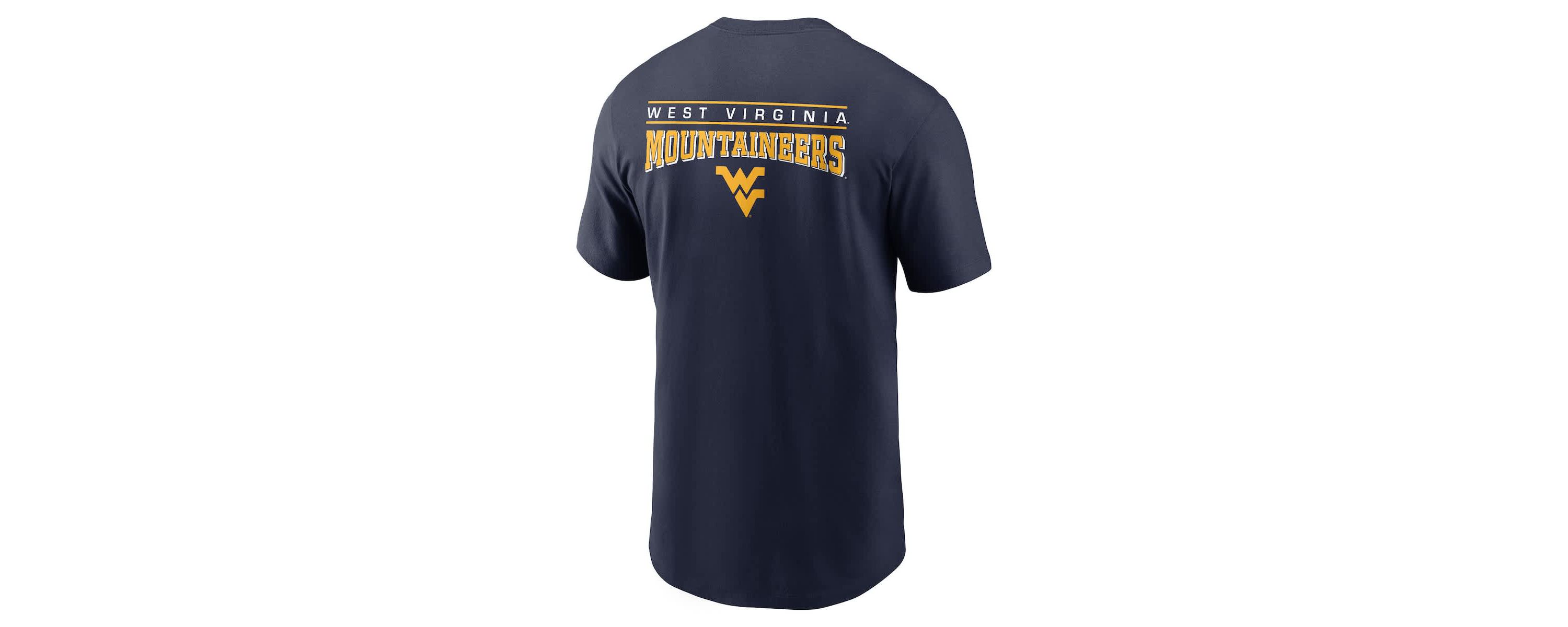 NCAA Nike West Virginia Mountaineers 2-Hit T-Shirt