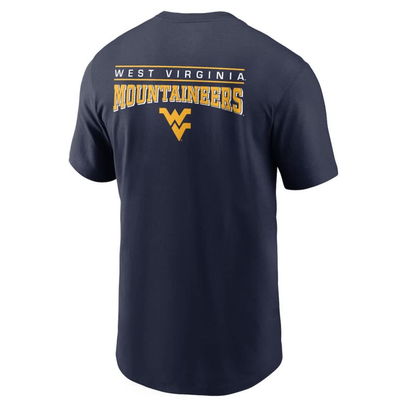 NCAA Nike West Virginia Mountaineers 2-Hit T-Shirt