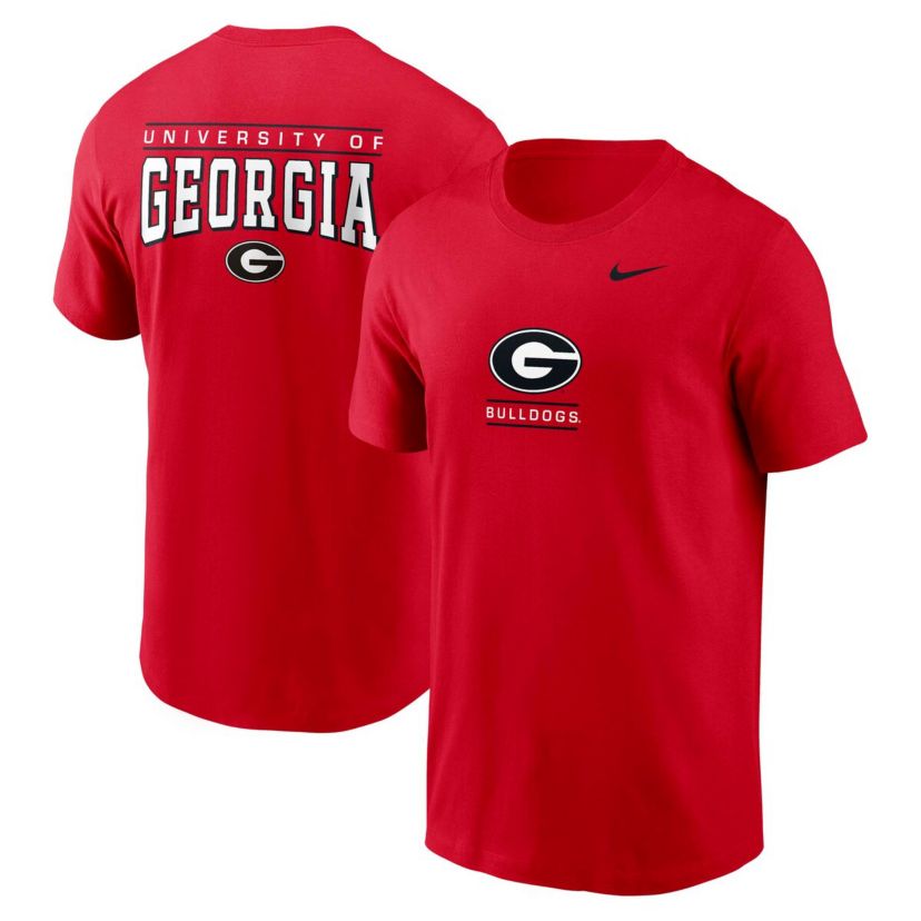 NCAA Nike Georgia Bulldogs 2-Hit T-Shirt