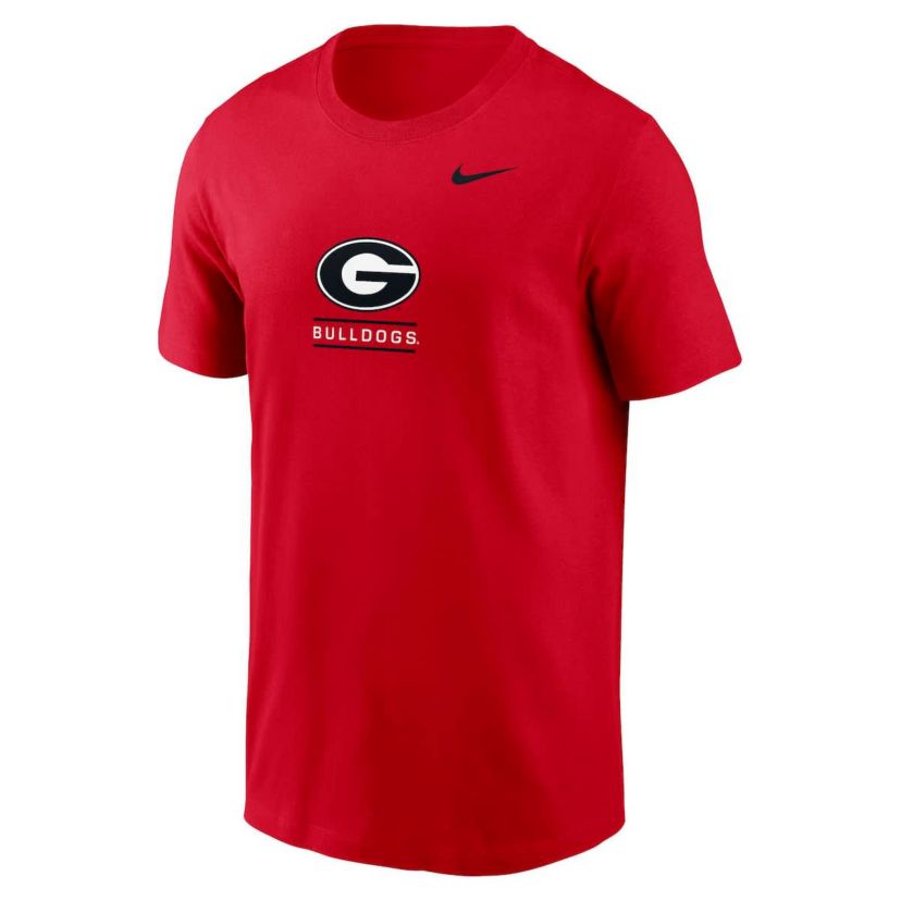 NCAA Nike Georgia Bulldogs 2-Hit T-Shirt