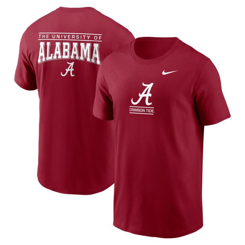 Alabama Crimson Tide NCAA Nike Alabama Tide 2-Hit T-Shirt
