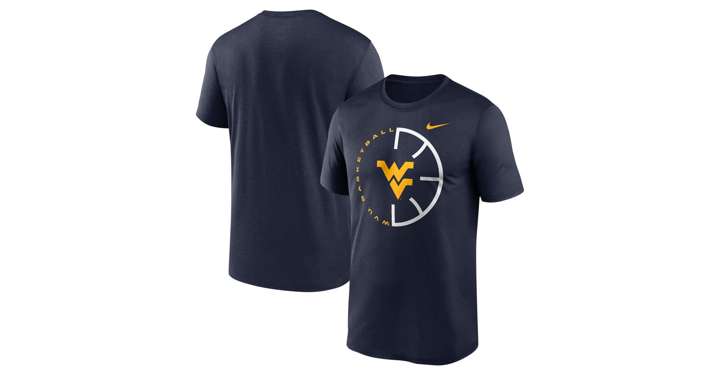 NCAA Nike West Virginia Mountaineers Legend Basketball Icon Performance T-Shirt