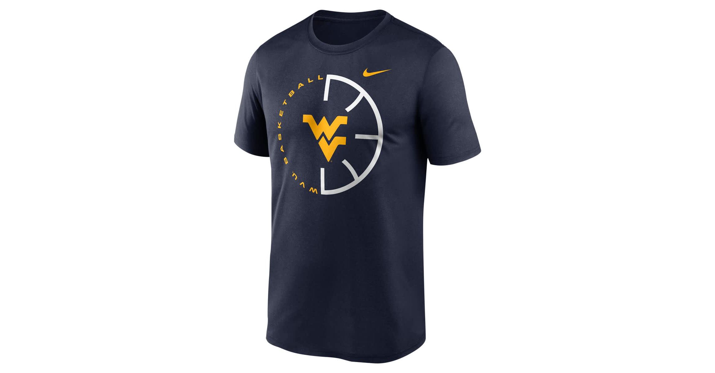 NCAA Nike West Virginia Mountaineers Legend Basketball Icon Performance T-Shirt