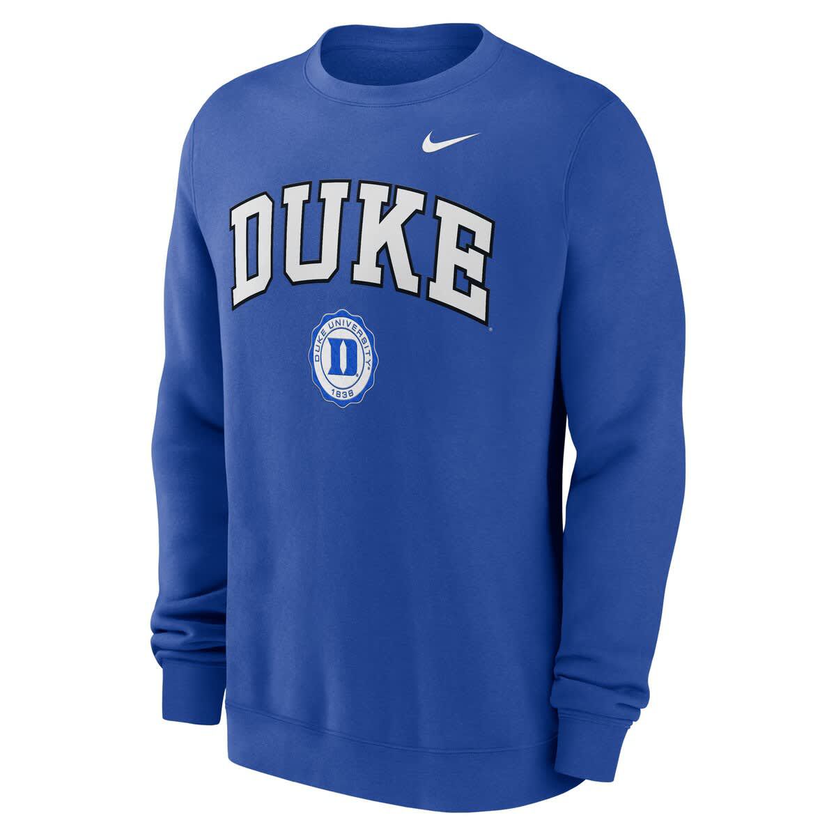 Nike® Duke Blue Devils NCAA Nike Duke Devils Arched Seal Pullover ...