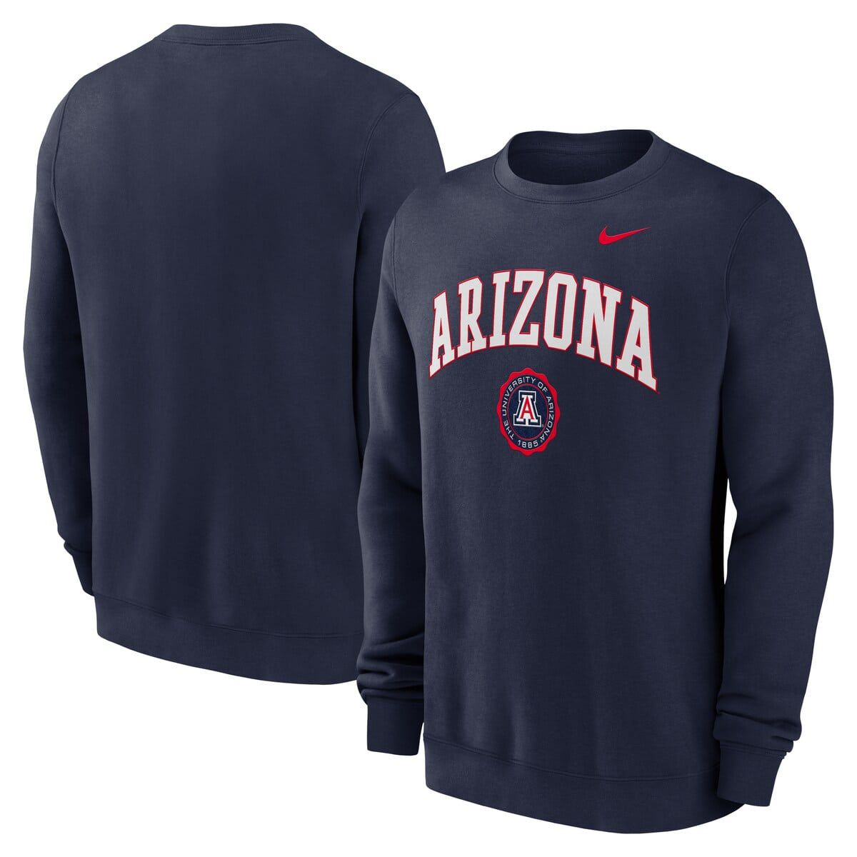 NCAA Nike Arizona Wildcats Arched Seal Pullover Sweatshirt